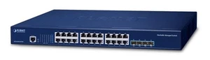 Planet SGS-6310-24T4X Layer 3 24-Port 10/100/1000T - Afbeelding 1 van 1