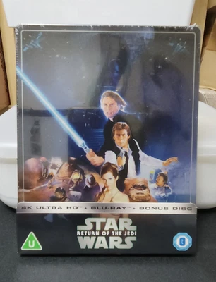 Star Wars - Return of the Jedi  ZAAVI EXCLUSIVE 4K UHD/BluRay SteelBook NEW - Image 1 of 3