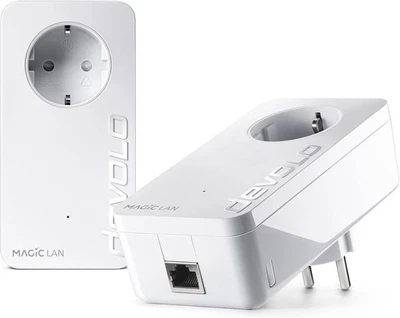 devolo Magic 1 LAN Starter Kit, LAN Powerline Adapter, bis zu 1.200 Mbit/s, 1x G - Bild 1 von 2