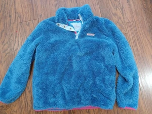 Maglione Vineyard Vines in pile blu per bambina 4 scatti, taglia Large 14 - Foto 1 di 3