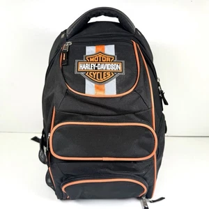 Harley Davidson - nero e arancione multi scomparto - zaino/zaino - BELLO! - Foto 1 di 7