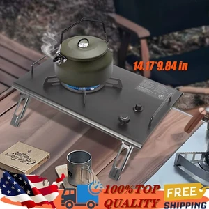 Portable Gas Stove Electronic Ignition Camping Cooking Stove Outdoor Stove+Bag - Picture 1 of 13