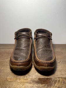 TWISTED X DAMEN 8,5 M NACHGERÜSTETER CHUKKA FAHR-MOKASSIN LEDERSTIEFEL WDM0079 - Bild 1 von 7
