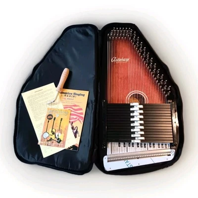 Sintonizador Oscar Schmidt Berkshire 15 acordes arpa automática tabaco Sunburst OS15B y bolsa GIG Foto 1 de 4