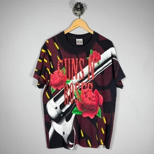 Camiseta De Colección Años 90 1993 Banda Guns N Roses Estampado Completo Rock Concierto Camiseta L AOP - Imagen 1 de 7
