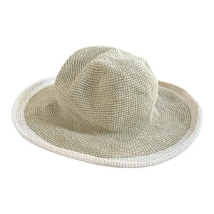 Cappello da sole in legno Navi di Hoboken fatto a mano all'uncinetto OSFA - Foto 1 di 5