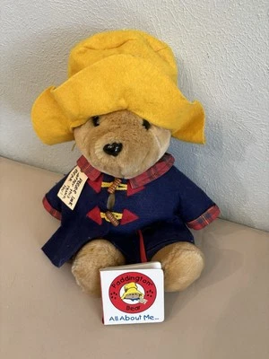 VTG 1995 Sears Talking Paddington Bear Plush Works! With Tag And Book Excellent - Image 1 of 4