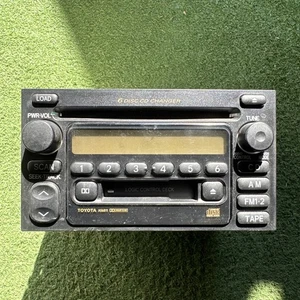 99-02 TOYOTA Radio CD Casette TAPE Player STEREO UNIT RECEIVER OEM 86120-0C040 - Bild 1 von 3
