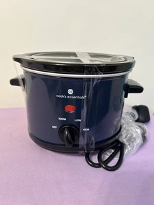 Cook's Essentials 1.5L Slow Cooker - Blue - Brand New - Picture 1 of 4