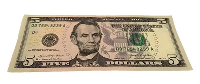 $5US Banknote Scrambled Ladder #76548239 Series 2021 - Image 1 of 3