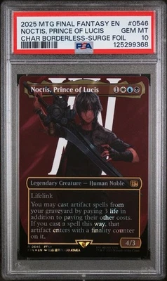 PSA 10 Magic MTG Final Fantasy Noctis Prince of Lucis Surge Foil 0546 - Image 1 of 2