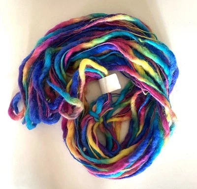 Hilo teñido a mano de lana Colinette madeja parcial colores vibrantes descontinuado Foto 1 de 3