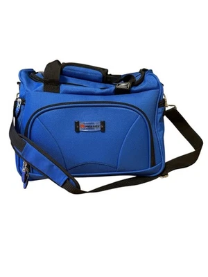 Delsey Lightweight Blue Travel Bag with Shoulder Strap - Image 1 of 4