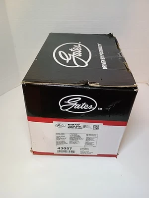 Gates 43057 Engine Water Pump w/ Gasket For Ford F150/F250/F350 1987-1997 *NEW* - Image 1 of 4