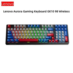 Genuine Lenovo Aurora GK10 Wireless TriMode PBT 98 Keys RGB Mechanical Keyboard - Picture 1 of 19