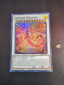 Crimson Dragon (UR) RA04-EN061 Quarter Century Stampede 1st Edition - Picture 1 of 2