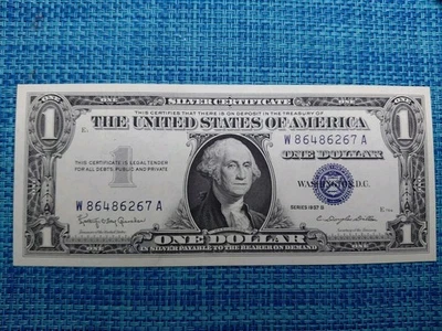 🇺🇸 United States Dollar 1957B FR-1621  UNC   Silver Certificate 111625-18 - Image 1 of 2
