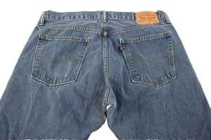 Levi's 514 Straight Flex 36 x 32 Denim Jeans #D348 - Picture 1 of 8