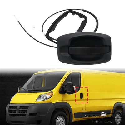 Conjunto de manija y cable de puerta corredera lateral para Ram ProMaster 3500 2500 1500 2014-2021 Foto 1 de 4