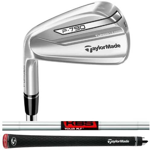 Left Handed TaylorMade P790 #6 Single Iron, KBS Tour FLT 110 Regular Flex - Image 1 of 1