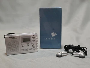 Coby Digital Radio With Alarm Clock And Earphones From Avon - Picture 1 of 6