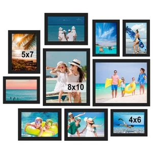 10 Pack Picture Frames Collage Wall Decor, Gallery Wall Frame Set for Tableto... - Picture 1 of 8