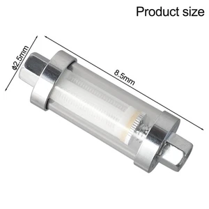 Long Lasting Inline Fuel Filter Compatible with Multiple Fuels and Hose Sizes - Picture 1 of 12