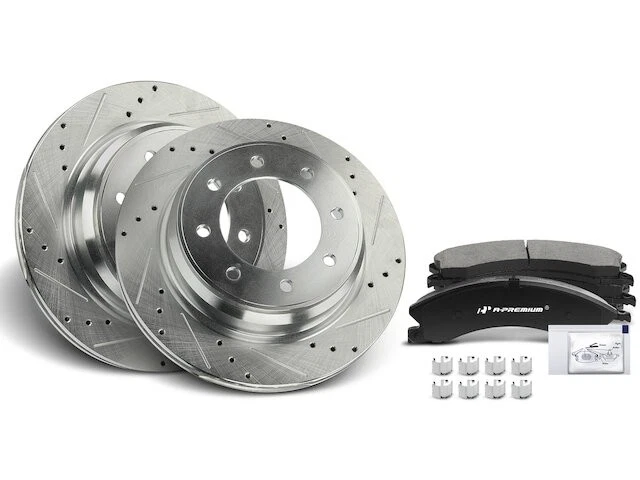 Kit de pastillas de freno trasero y rotor 42SG29B para Nissan NV2500 2012-2021 Foto 1 de 1