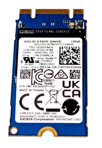 Kioxia Toshiba KBG40ZMT128G 128GB M.2 2242 NVMe PCIe SSD - Picture 1 of 1