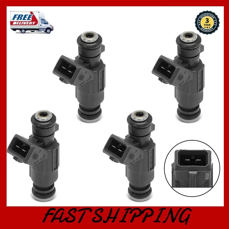 NEW Set of 4 Fuel Injector For VOLKSWAGEN SAVEIRO 1.6L L4 2011-2015 2018 2019 US - Image 1 of 4
