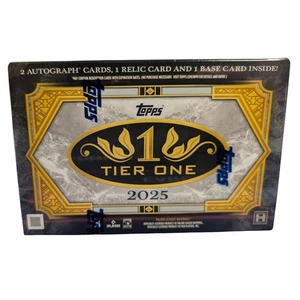 2025 TOPPS TIER ONE BASEBALL CARDS SEALED HOBBY BOX MLB - Picture 1 of 6