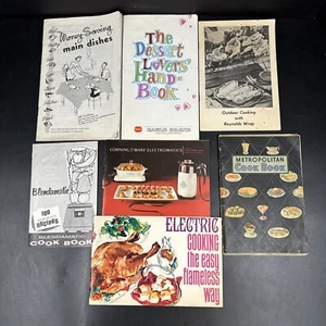 Konvolut 7 Vintage 40er 50er 60er Werbung Kochbuch Reynolds USDA Borden Corning - Bild 1 von 14
