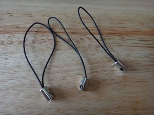 AUSVERKAUF 3 schwarze 60 mm lange Schnur Handy Schlüsselbänder für einen Anhänger - Bild 1 von 2