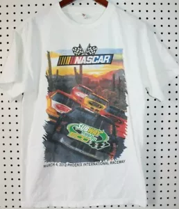 NASCAR 2012 Subway Fresh Fit 500 Sprint Cup Shirt MEDIUM Double Sided - Picture 1 of 7