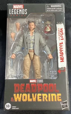 6-дюймовая фигурка Hasbro Marvel Legends Deadpool & Wolverine HEADPOOL with Marvels Logan - Изображение 1 из 4