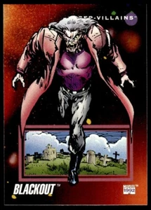 1992 Impel Marvel Universe III #140 Blackout - Picture 1 of 3