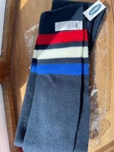 OLD Navy Men's Scarf Navy Blue with Stripes NWT - Picture 1 of 3