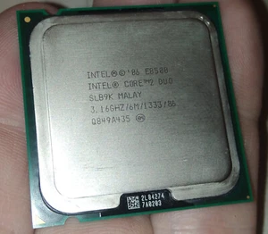 Intel Core 2 Duo E8500 3.16GHz Dual-Core processor - Afbeelding 1 van 3