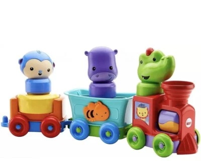 Поезд для животных Fisher-Price Silly Safari Rattle & Roll, многоцветный  - Изображение 1 из 4
