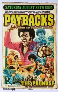 Póster de The Paybacks: San Francisco, 2004, firmado por Ron Donovan - Imagen 1 de 1
