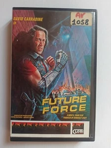 VHS FUTURE FORCE David Carradine ed. CLEMI NOLEGGIO box grande - Picture 1 of 3