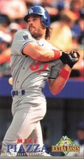 1994 Fleer Extra Bases Mike Piazza Los Angeles Dodgers #294