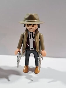 PLAYMOBIL SHERIFF CON DOS PISTOLAS PLATA  - 14/9/21 - Picture 1 of 1