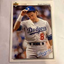 Gary Carter 1992 Upper Deck #267 Los Angeles Dodgers Baseball card
