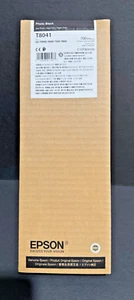 Epson UltraChrome HD T8041 PHOTO BLACK Wkład atramentowy 700ml NOWY SC-P9000/7000 - Zdjęcie 1 z 2