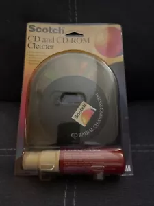 Scotch CD and CD-ROM Cleaner vintage 1997 1.5 oz fluid new in box - Bild 1 von 4
