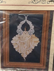 Lavender Lace Peace Angel Pattern 43 Victorian Designs Counted Cross Stitch Kit - Picture 1 of 4