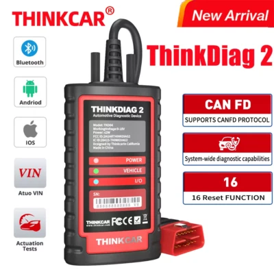 ThinkDiag 2 ALL Software Car OBD2 Scanner Diagnostic Tool ECU Coding Active Test