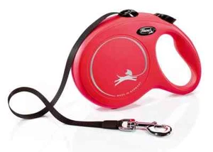 FLEXI New Classic Tape, Gurtleine Hundeleine-Größe L 8 m rot, für Hunde - 50 kg - Bild 1 von 3