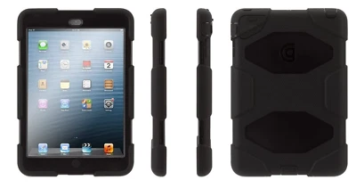 Griffin Survivor All - Terrain Case for iPad mini 3 / iPad mini 2 - Black  - Image 1 of 4